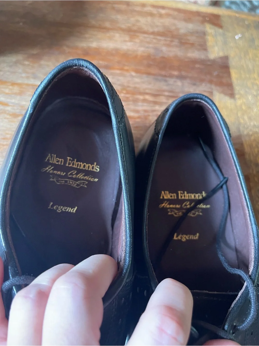 Allen Edmonds Brown  never wornWingtip Brogues